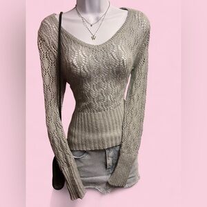 Lace Knit Sweater